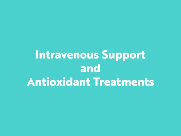 Intravenous Support and Antioxidant Treatments