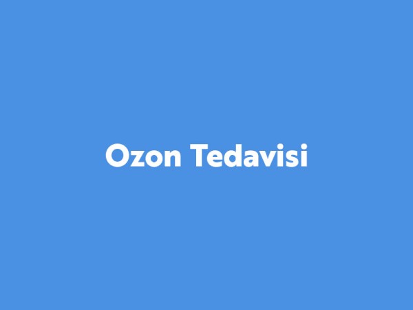 Ozon Tedavisi